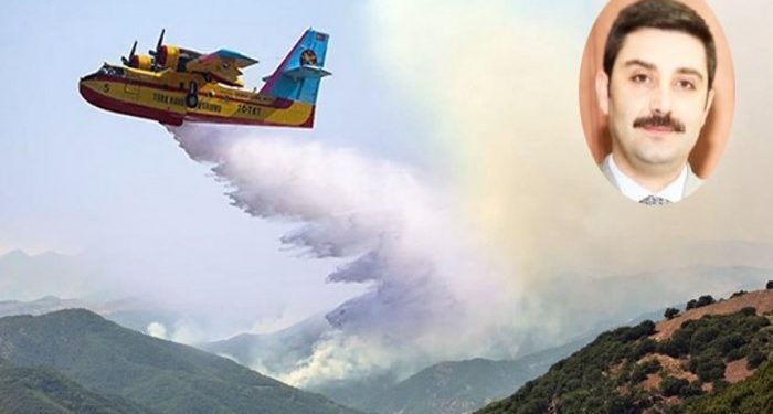 AKP Tunceli İl Başkanı olmayan yangın söndürme uçağını photoshopla ekledi