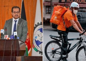 Afganistan’ın eski İletişim Bakanı, Almanya’da yemek kuryeliği yapıyor