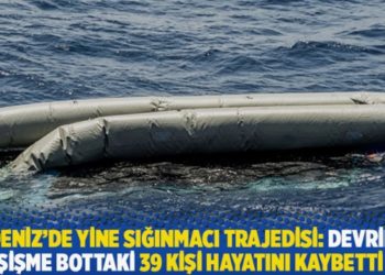 Akdeniz&rsquo;de yine sığınmacı trajedisi: Devrilen şişme bottaki 39 kişi hayatını kaybetti