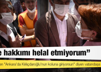 Akşener'den "Ankara'da Kılılıçdaroğlu'nun koluna giriyorsun" diyen vatandaşa tepki: Size hakkımı helal etmiyorum