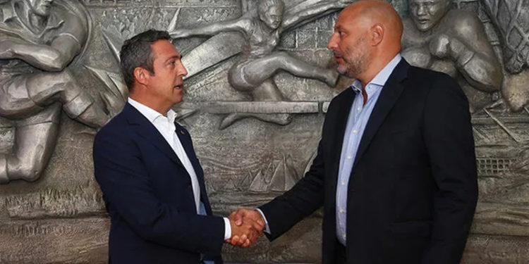 Ali Koç, Fenerbahçe Beko yeni başantrenörü Aleksandar Djordjevic ile bir araya geldi
