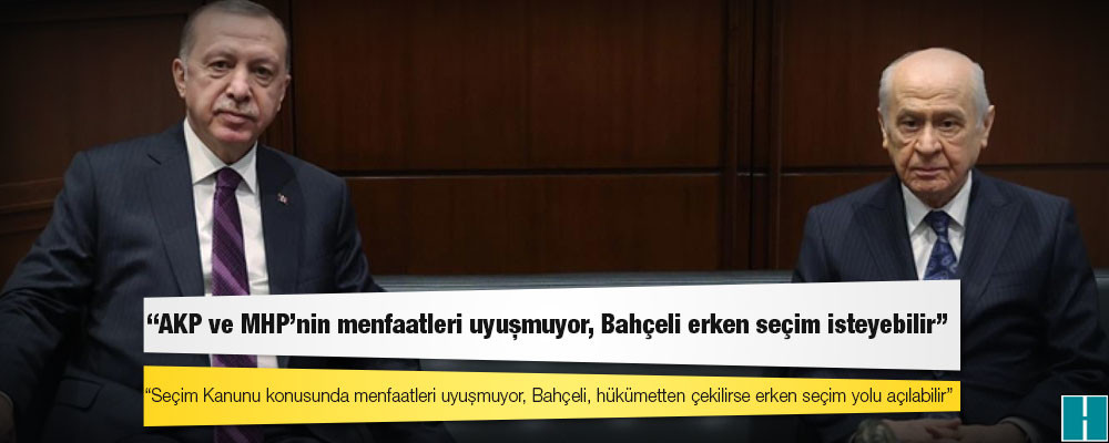 Anayasa Profesörü Ekrem Ali Akartürk: AKP ve MHP'nin menfaatleri uyuşmuyor, Bahçeli erken seçim isteyebilir