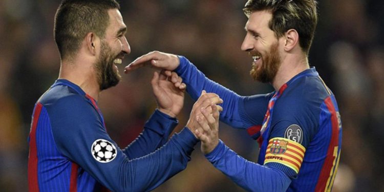 Arda Turan'dan Messi paylaşımı