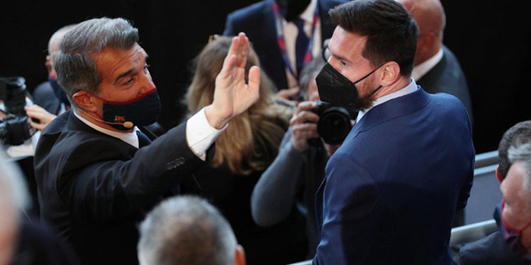 Barcelona Başkanı Joan Laporta'ya göre Messi'nin ayrılığı doğru karar