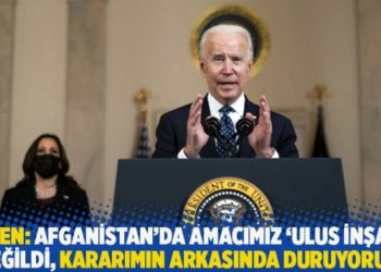 Biden: Afganistan&rsquo;da amacımız &lsquo;ulus inşası&rsquo; değildi, kararımın arkasında duruyorum