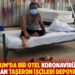 Bodrum'da bir otel koronavirüsüne yakalanan taşeron işçileri depoya kapattı