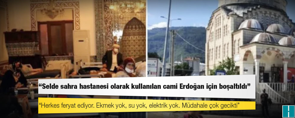 CHP’li Baltacı: Selde sahra hastanesi olarak kullanılan cami Erdoğan için boşaltıldı