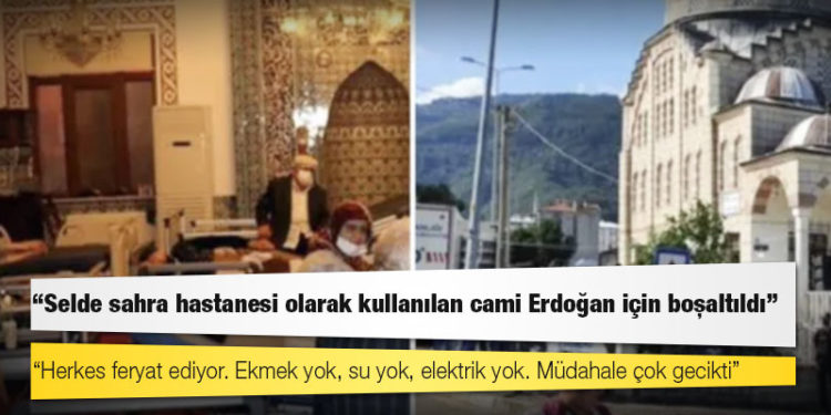 CHP’li Baltacı: Selde sahra hastanesi olarak kullanılan cami Erdoğan için boşaltıldı