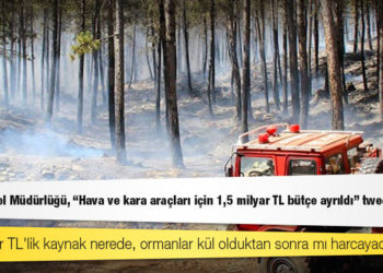 CHP’li Emir’den tweetini silen Orman Genel Müdürlüğü’ne: 1.5 milyar TL'lik kaynak nerede, ormanlar kül olduktan sonra mı harcayacaksınız?