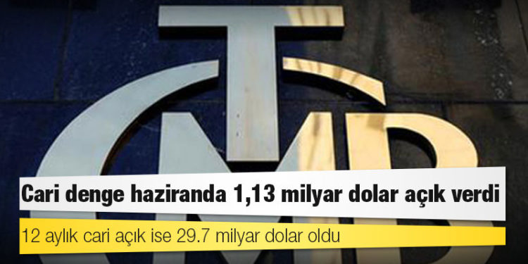 Cari denge haziranda 1,13 milyar dolar açık verdi