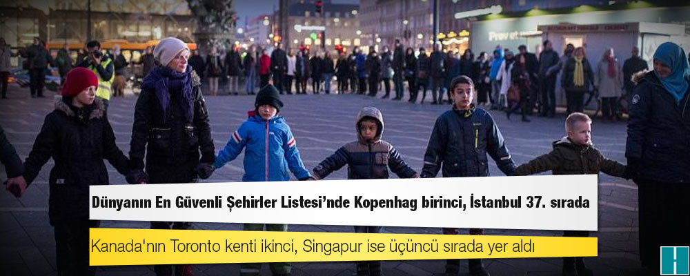 Dünyanın En Güvenli Şehirler Listesi'nde Kopenhag birinci, İstanbul 37. sırada