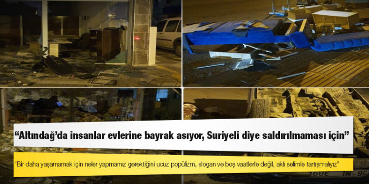 DEVA Partili Yeneroğlu: Altındağ’da insanlar evlerine bayrak asıyor, Suriyeli diye saldırılmaması için