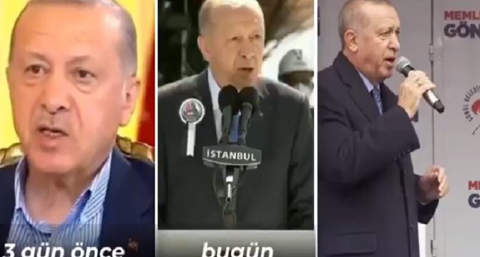 Erdoğan 3 günde kendini yalanladı