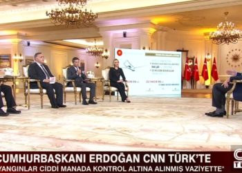 Erdoğan’a canlı yayında sufle; Gazetecilere önceden verilen soruların cevabı da prompterda