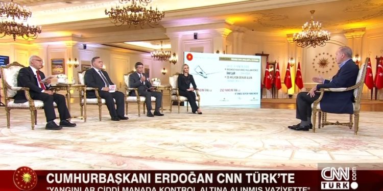 Erdoğan’a canlı yayında sufle; Gazetecilere önceden verilen soruların cevabı da prompterda