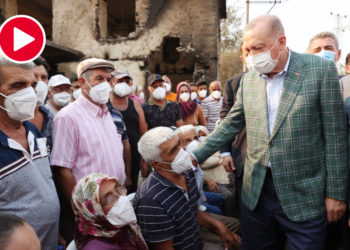 Erdoğan’ın Marmaris’teki konvoyu için itfaiye araçları bekletilmiş!