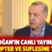Erdoğan’ın canlı yayındaki prompter ve suflesine tepki