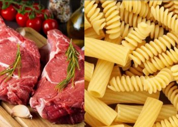 Et alamayan vatandaş makarnaya yüklendi