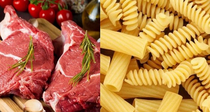 Et alamayan vatandaş makarnaya yüklendi