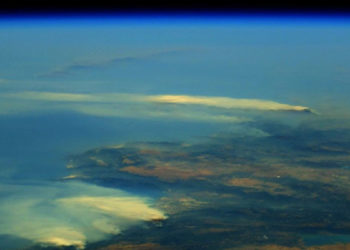 Fransız astronot, Türkiye'deki orman yangınlarının uzaydan görüntüsünü paylaştı