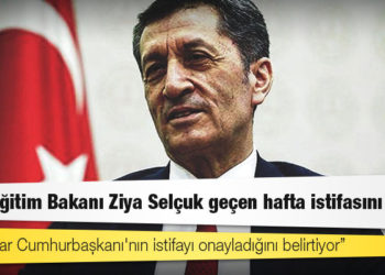 Gazeteci Candaş Tolga Işık: Milli Eğitim Bakanı Ziya Selçuk geçen hafta istifasını verdi