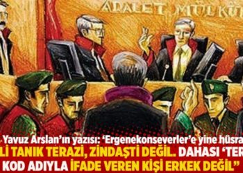 "Gizli Tanık Terazi, Zindaşti değil. Dahası &ldquo;Terazi&rdquo; kod adıyla ifade veren kişi erkek değil"