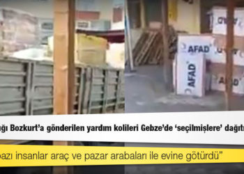 Günboyu Gazetesi yazarı Fatih Ergin paylaştı: "Selin yıktığı Bozkurt'a gönderilen yardım kolileri Gebze'de 'seçilmişlere' dağıtılıyor"