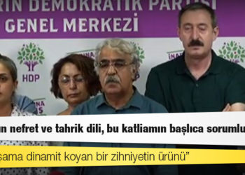 HDP'li Mithat Sancar: İktidarın nefret ve tahrik dili, bu katliamın başlıca sorumlusudur