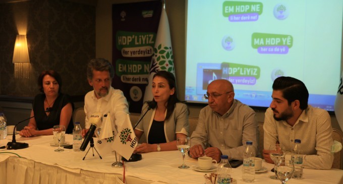 HDP'liler Antep'te STÖ temsilcileriyle buluştu