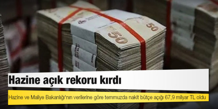 Hazine açık rekoru kırdı