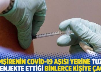Hemşirenin Covid-19 aşısı yerine tuzlu su enjekte ettiği binlerce kişiye &ccedil;ağrı