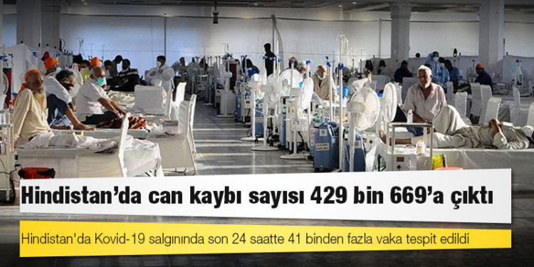 Hindistan'da Kovid-19 nedeniyle ölenlerin sayısı 429 bin 669'a yükseldi