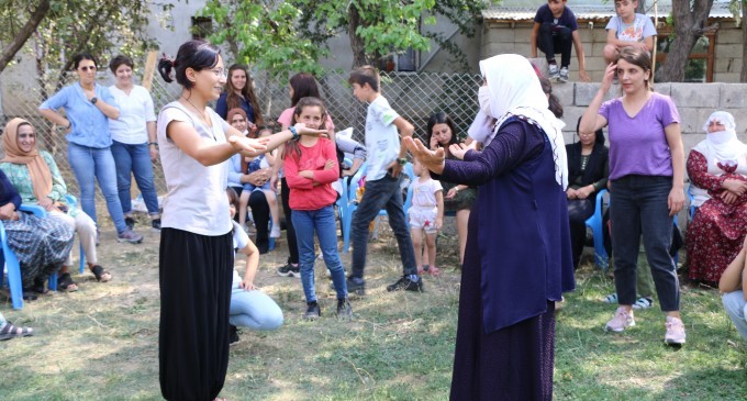 Kadınlar yaratıcı drama etkinliğinde buluştu