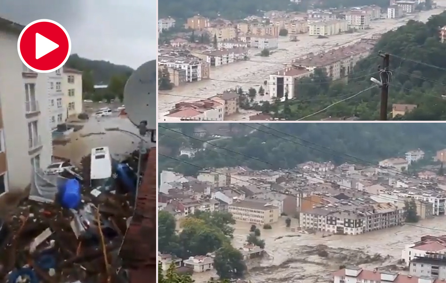 Kastamonu’da HES barajı patladı iddiası; kent sular altında kaldı