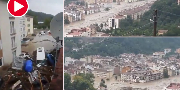 Kastamonu’da HES barajı patladı iddiası; kent sular altında kaldı