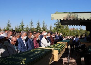 Konya’da ırkçı saldırıda katledilen 7 kişi son yolculuğuna uğurlandı