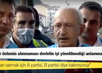 Kılıçdaroğlu Bozkurt'ta: Ciddi bir önlemin alınmaması devletin iyi yönetilmediği anlamına gelir