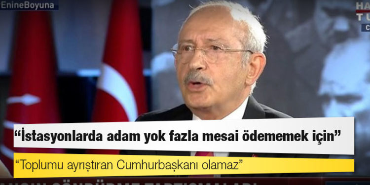 Kılıçdaroğlu: THK, 80 milyon dolar kredi almış, bu para nereye harcandı bilen, denetleyen var mı?