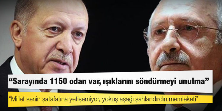 Kılıçdaroğlu'ndan Erdoğan'a: Millet senin şatafatına yetişemiyor, yokuş aşağı şahlandırdın memleketi!