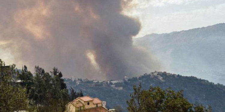 Orman yangınları: Cezayir'de 25 asker ve 17 sivil hayatını kaybetti