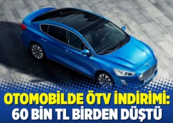 Otomobilde ÖTV indirimi: 60 bin TL birden düştü