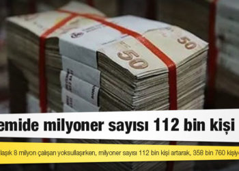 Pandemide milyoner sayısı 112 bin kişi arttı