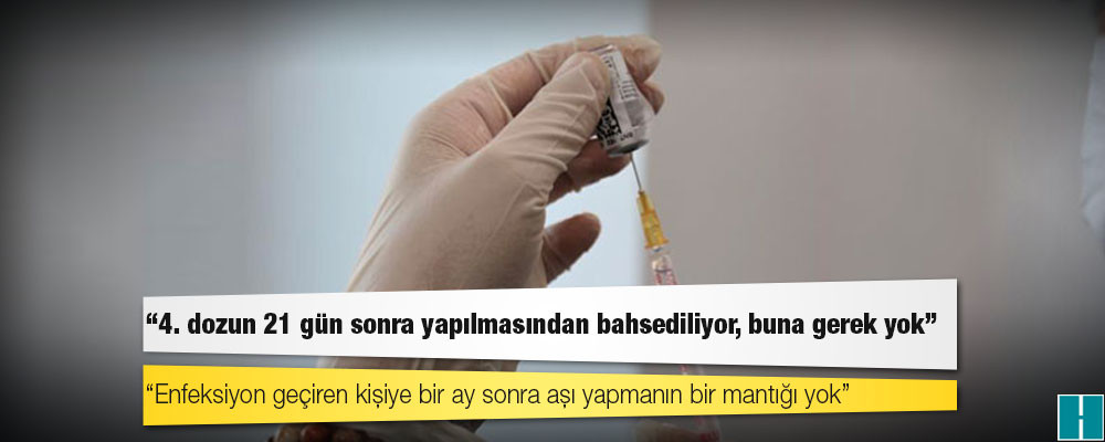 Prof. Dr. Zafer Kurugöl: 4. dozun 21 gün sonra yapılmasından bahsediliyor, buna gerek yok