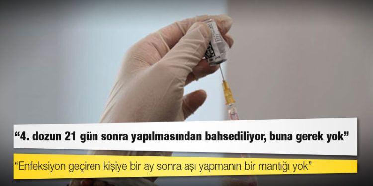 Prof. Dr. Zafer Kurugöl: 4. dozun 21 gün sonra yapılmasından bahsediliyor, buna gerek yok