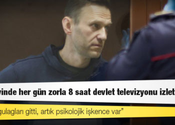 Rus muhalif lider Navalni: Cezaevinde her gün zorla 8 saat devlet televizyonu izletiliyor; Sovyet gulagları gitti, artık psikolojik işkence var