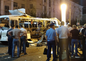 Rusya'da yolcu otobüsü patladı: 1 ölü, 15 yaralı