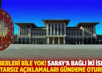 Saray'a bağlı iki ismin tutarsız açıklamaları gündeme oturdu! Haberleri bile yok