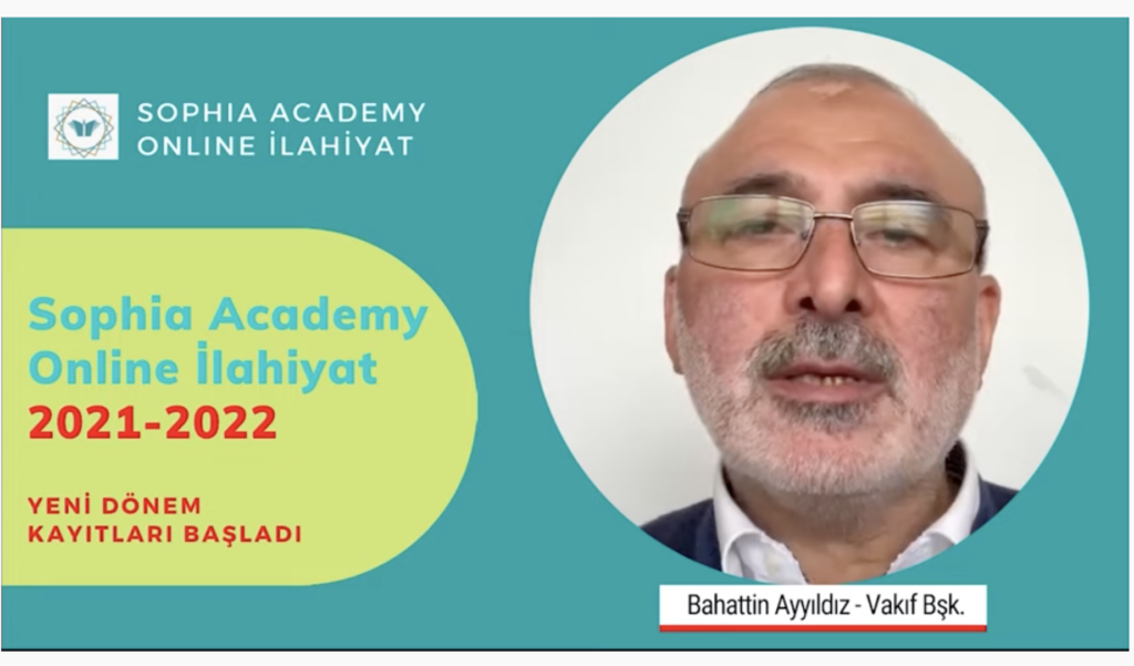 Sophia Academy Online İlahiyat 2021-2022 kayıtları başladı