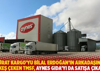S&uuml;rat Kargo&rsquo;yu Bilal Erdoğan&rsquo;ın arkadaşına peşkeş &ccedil;eken TMSF, Aynes Gıda&rsquo;yı da satışa &ccedil;ıkardı