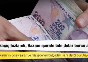 TL’den kaçış hızlandı, Hazine içeride bile dolar borcu alıyor